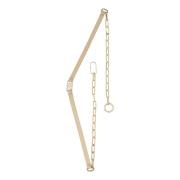 Decoratieve riem met kristallen en ketting Kazar , Beige , Dames