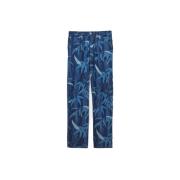 Camo Blauwe Jeans Kenzo , Blue , Heren