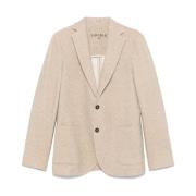 Beige Katoenen Blazer Outerwear Aw24 Circolo 1901 , Beige , Heren