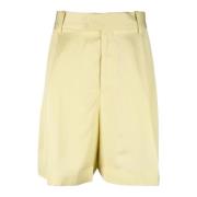 Viscose Bermuda Shorts Jil Sander , Green , Dames