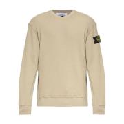 Beige Sweatshirt Comfort Stijl Stone Island , Beige , Heren