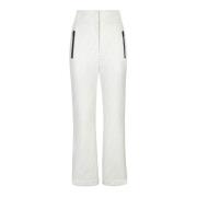 Logo FF Ski Broek Fendi , White , Dames