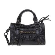 Charm Le City Micro Tas Charm Balenciaga , Black , Dames