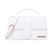 Witte Handtas met Verstelbare Band Jacquemus , White , Dames