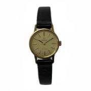 Pre-owned Leather watches Omega Vintage , Yellow , Dames