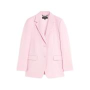 Roze Casual Jassen voor Vrouwen Weekend , Pink , Dames