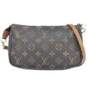 Pre-owned Canvas louis-vuitton-bags Louis Vuitton Vintage , Brown , Da...