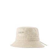 Katoenen emmerhoed - Beige Jacquemus , Beige , Dames