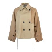 Bruine Wollen Jas Max Mara , Brown , Dames