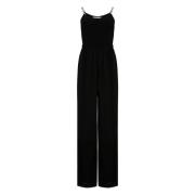 Ketting Jumpsuit Wijde Pijp Broek Michael Kors , Black , Dames