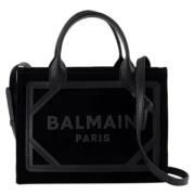 Leather totes Balmain , Black , Dames