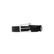 Leren riem Alexander McQueen , Black , Heren