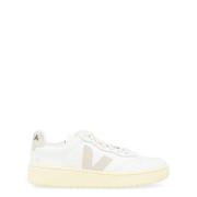 Witte natuurlijke leren sneakers Veja , White , Dames