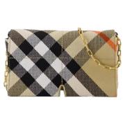 Plastic handbags Burberry , Beige , Dames