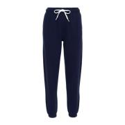 Donkerblauwe sweatpants met logo Ralph Lauren , Blue , Dames