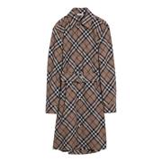 Jurk met Lange Mouwen Burberry , Brown , Dames