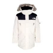 Gardenia White/Black Lange Donsjas The North Face , White , Heren