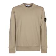 Casual Hoodie voor Mannen Stone Island , Beige , Heren