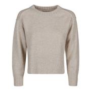 Ronde Hals Sweater in Lian Stijl Loulou Studio , Gray , Dames