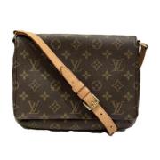 Pre-owned Canvas louis-vuitton-bags Louis Vuitton Vintage , Brown , Da...