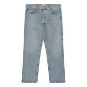 Regular Fit Denim Jeans Agolde , Blue , Heren