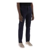 Katoenen Stretch Chino Broek PS By Paul Smith , Blue , Heren