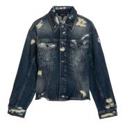 Denim Jack voor Stijlvolle Look Marc Jacobs , Blue , Dames