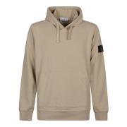 Casual Hooded Sweatshirt voor mannen Stone Island , Beige , Heren