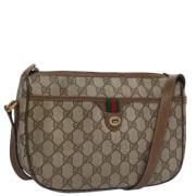 Pre-owned Leather gucci-bags Gucci Vintage , Beige , Dames