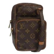 Pre-owned Canvas shoulder-bags Louis Vuitton Vintage , Brown , Dames