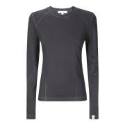 Geborduurde Crew-neck Katoenen Longsleeve T-shirt JW Anderson , Black ...