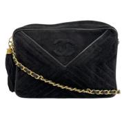 Pre-owned Leather crossbody-bags Chanel Vintage , Black , Dames