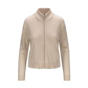 Beige Gebreide Top K-Way , Beige , Dames