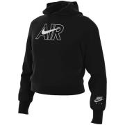 Zwarte hoodie met veren vulling Nike , Black , Heren