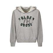 Journey Unisex Hoodie Sweatshirt Katoen Golden Goose , Gray , Heren