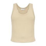 Geribbelde top Emma IRO , Beige , Dames