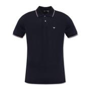 Polo met logo Emporio Armani , Blue , Heren