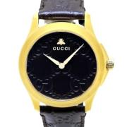 Pre-owned Metal watches Gucci Vintage , Black , Dames