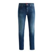 Slim Stretch Denim Jeans Hugo Boss , Blue , Heren