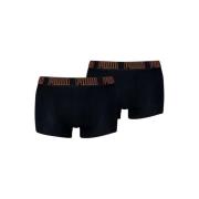 Zwarte alledaagse trunk bipack boxers Puma , Black , Heren