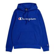 Royal Logo Hoodie Champion , Blue , Heren