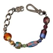 Multicolor Parels Zilveren Ketting Armband Dolce & Gabbana , Multicolo...