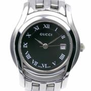 Pre-owned Glass watches Gucci Vintage , Black , Dames