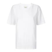 Korte Mouw Tee Shirt Khaite , White , Dames