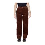 Bruine Katoenen Palazzo Broek Collectie Only , Brown , Dames