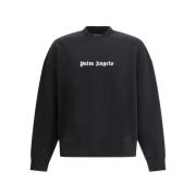 Iconisch Monogram Sweatshirt Palm Angels , Black , Heren