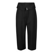 Wijde Pijp Geknoopte Broek JW Anderson , Black , Dames