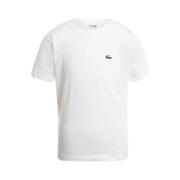 Witte Basic T-shirt Lacoste , White , Heren