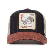 Gestreepte haan truckerpet Goorin Bros , Multicolor , Heren