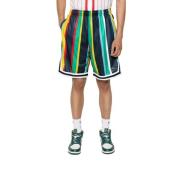 Multicolor Signature Streep Baseball Shorts Karl Kani , Multicolor , H...